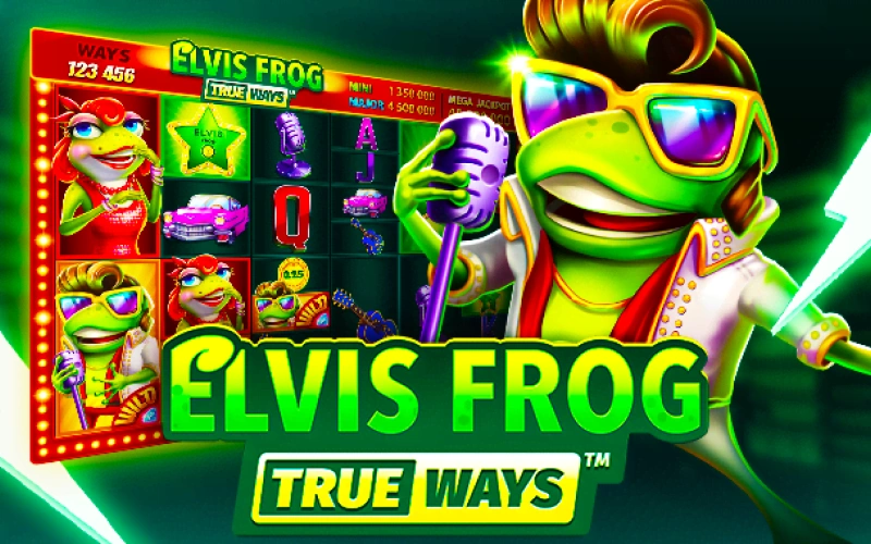 Elvis Frog TRUEWAYS Rock your way to big payouts at Lyllo Casino.