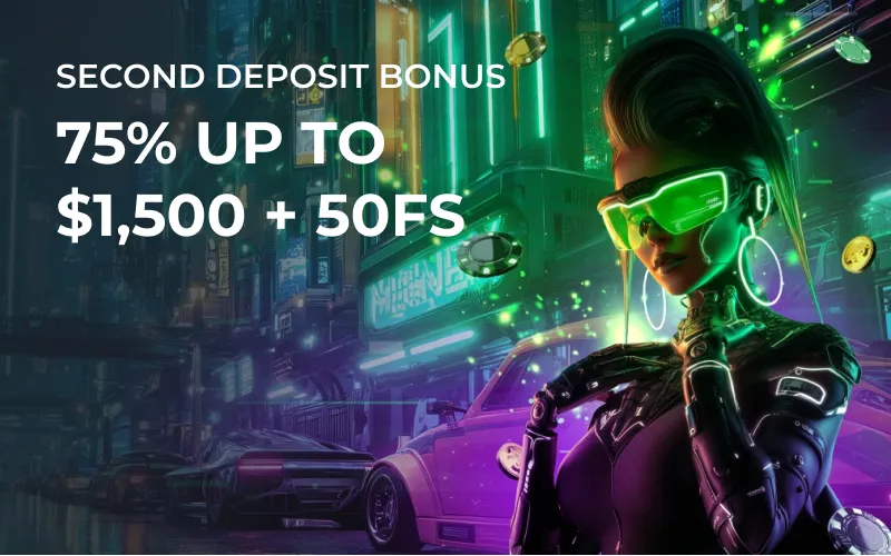 Enjoy more rewards with your second deposit bonus.